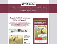 Tablet Screenshot of natur-online.info